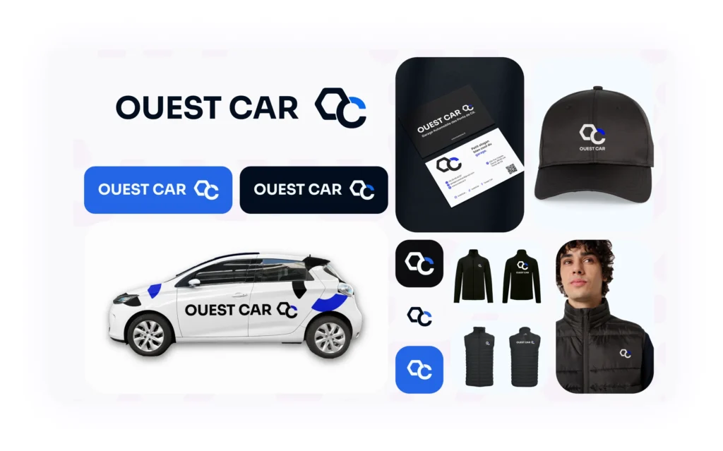 1 Ouest Car identite visuelle