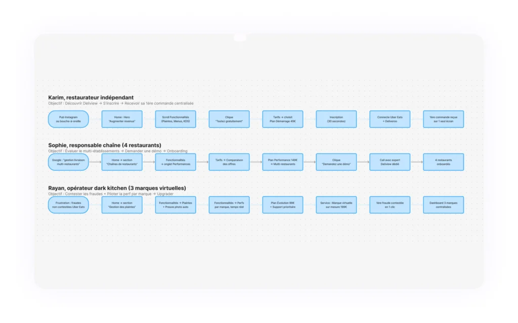 2 Deliview User flow