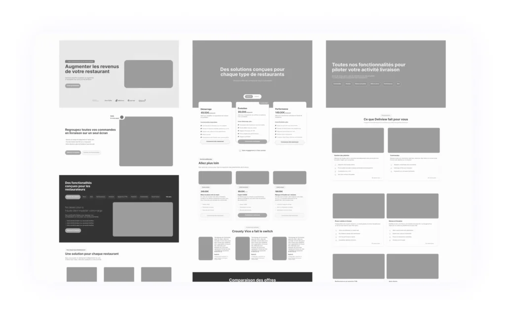 3 Deliview Wireframe