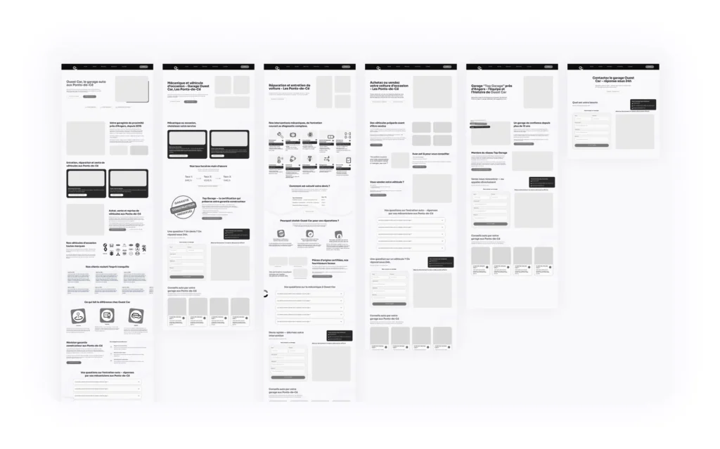 6 Ouest Car Wireframe