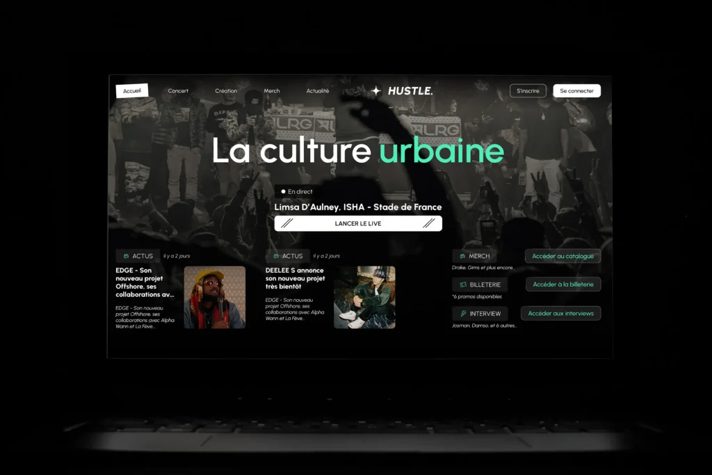 Site hustle hero section